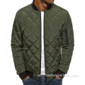 Högkvalitativa Quilted Bomber Jacket Mens